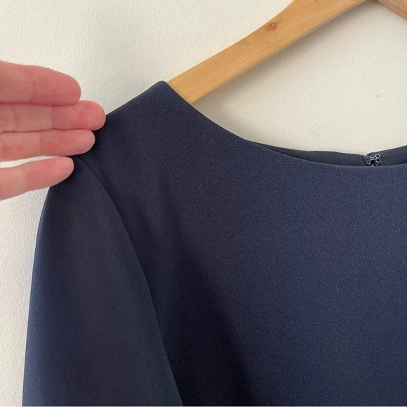 Tahari ASL Feather Time 3/4 Sleeve Dress black tie mother of the bride luxury - Picture 5 of 12